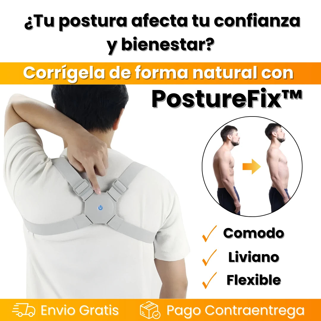 PostureFix™ - Corrector de Postura Inteligente.